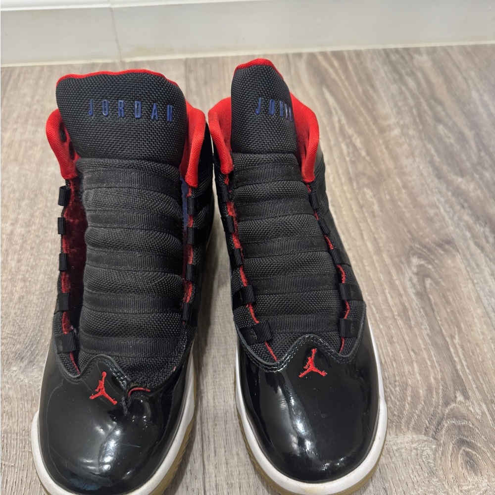 Jordan Black and Red Sneakers